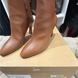 Christian Louboutin Tan Heeled Boots